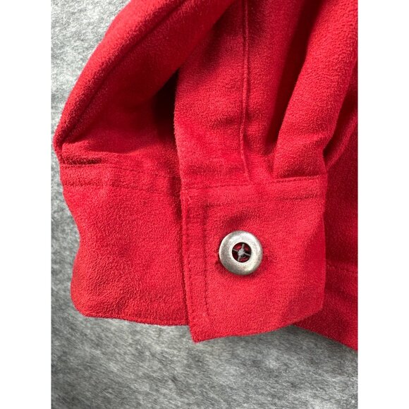 Chicos Womens Shirt Size 16 Chicos size 3 Red Embroidered Polyester Oriental - Picture 7 of 8